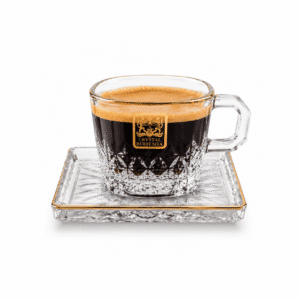 طقم قهوة بالطبق كريستال بوهيمي فاخر 12 قطعة – CB001206