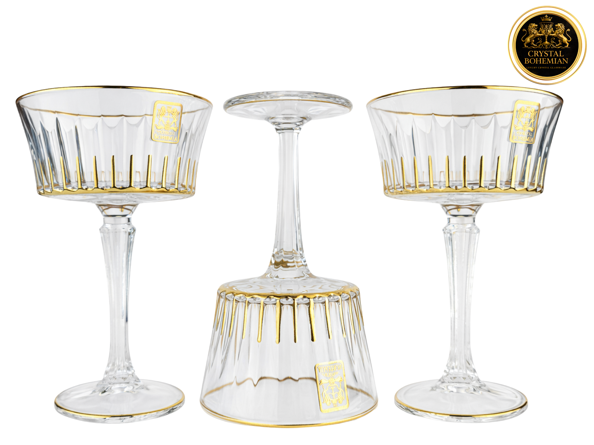 طقم كاسات جيلي أسترال كريستال