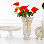 طقم هدية كريستال بوهيمي حفر 500 ذهبي – CB001147