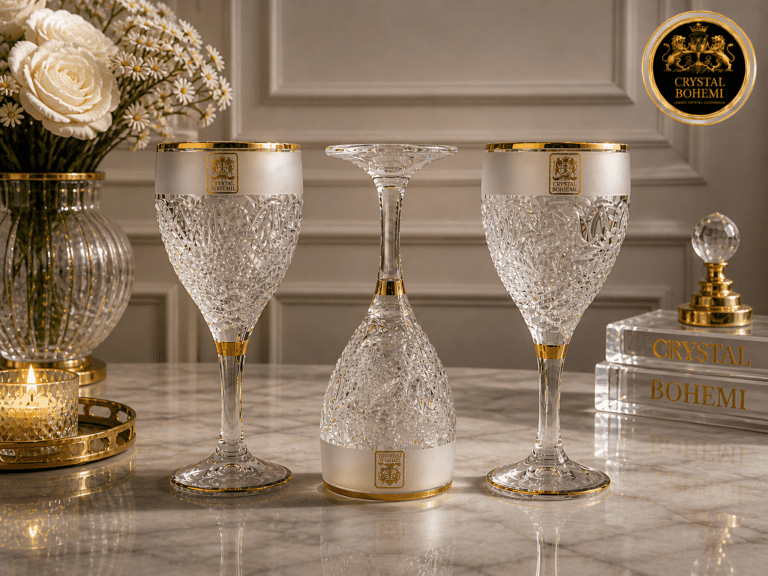 طقم كاسات كريستال