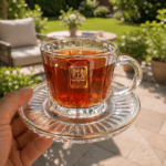⁦طقم شاي وقهوة بالطبق كريستال 12 قطعة – CB001232⁩ - الصورة ⁦3⁩