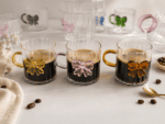 ⁦طقم قهوة وشاي وعصير فيونكة 6 ألوان 11 قطعة- CB001226⁩ - الصورة ⁦3⁩