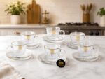 ⁦طقم شاي وقهوة بالطبق 12 قطعة – CB001229⁩ - الصورة ⁦3⁩