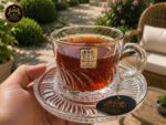 طقم شاي وقهوة بالطبق كريستال 12 قطعة – CB001231